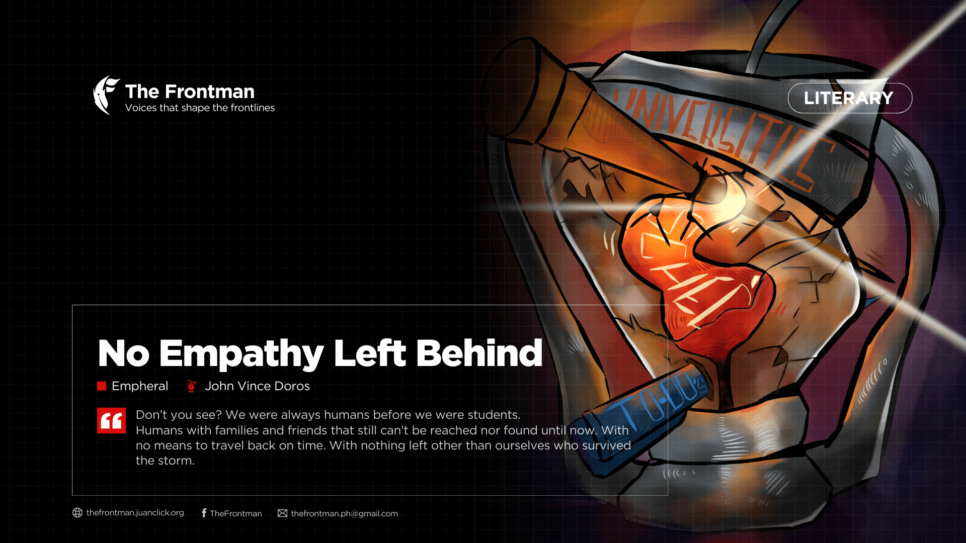 LITERARY | No empathy left behind