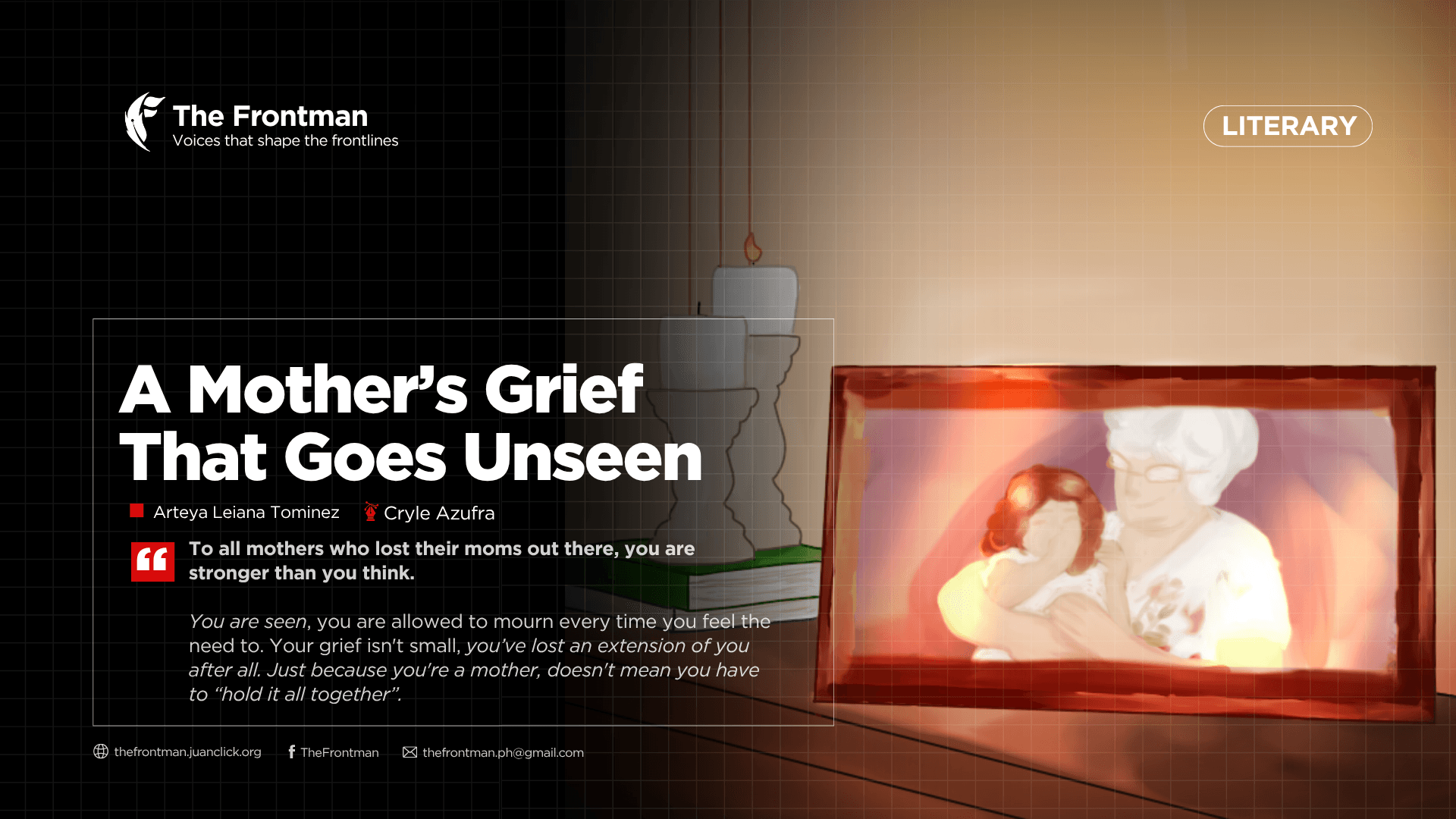 LITERARY | A Mother's Grief That Goes Unseen 