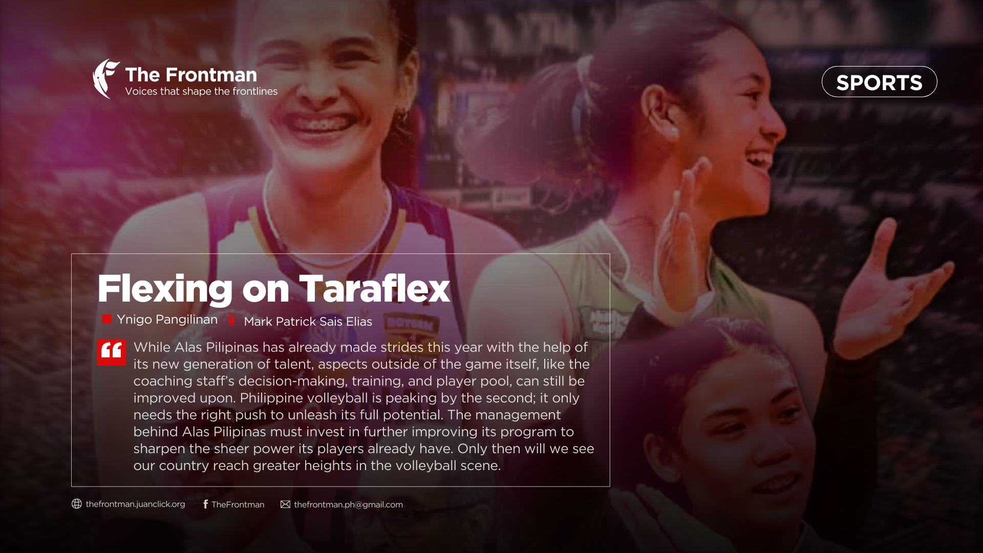 SPORTS | Flexing on the taraflex
