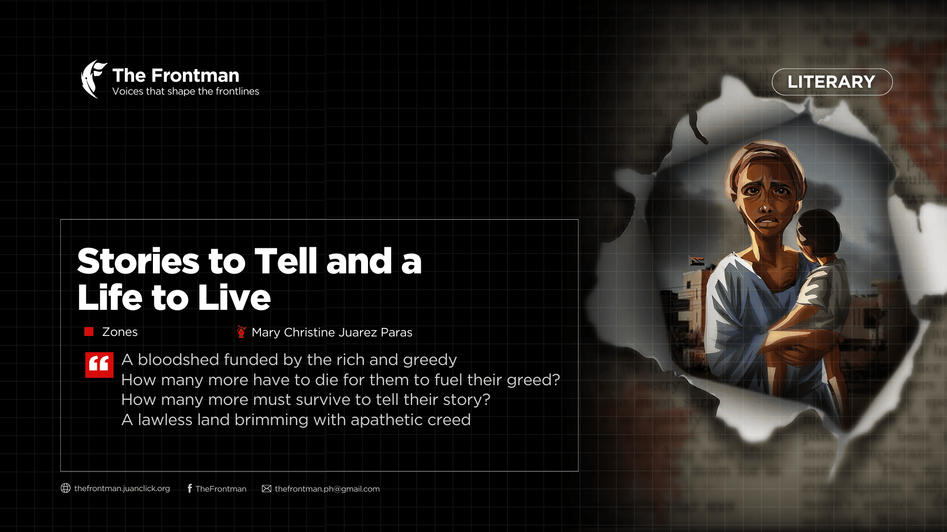 LITERARY | Stories to Tell and a Life to Live