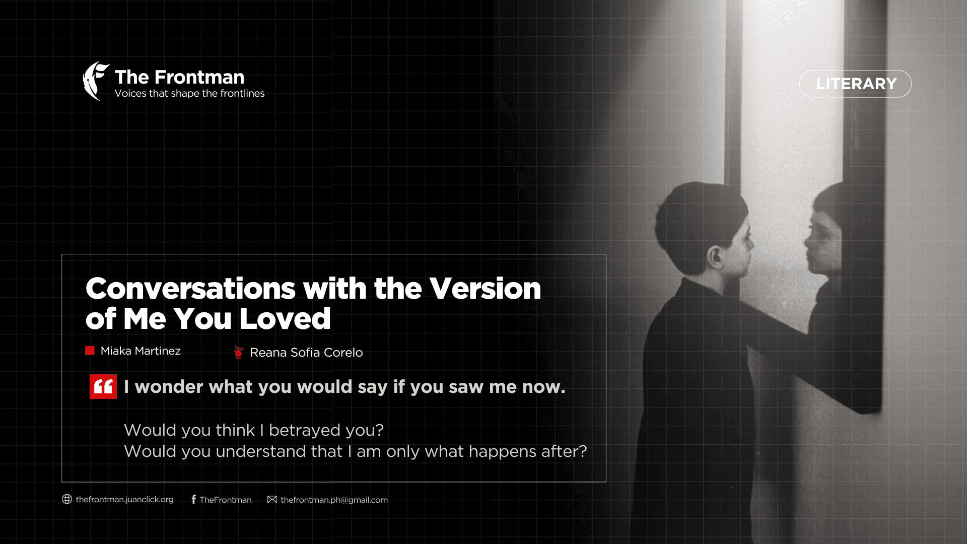 LITERARY | Conversations with the Version of Me You Loved