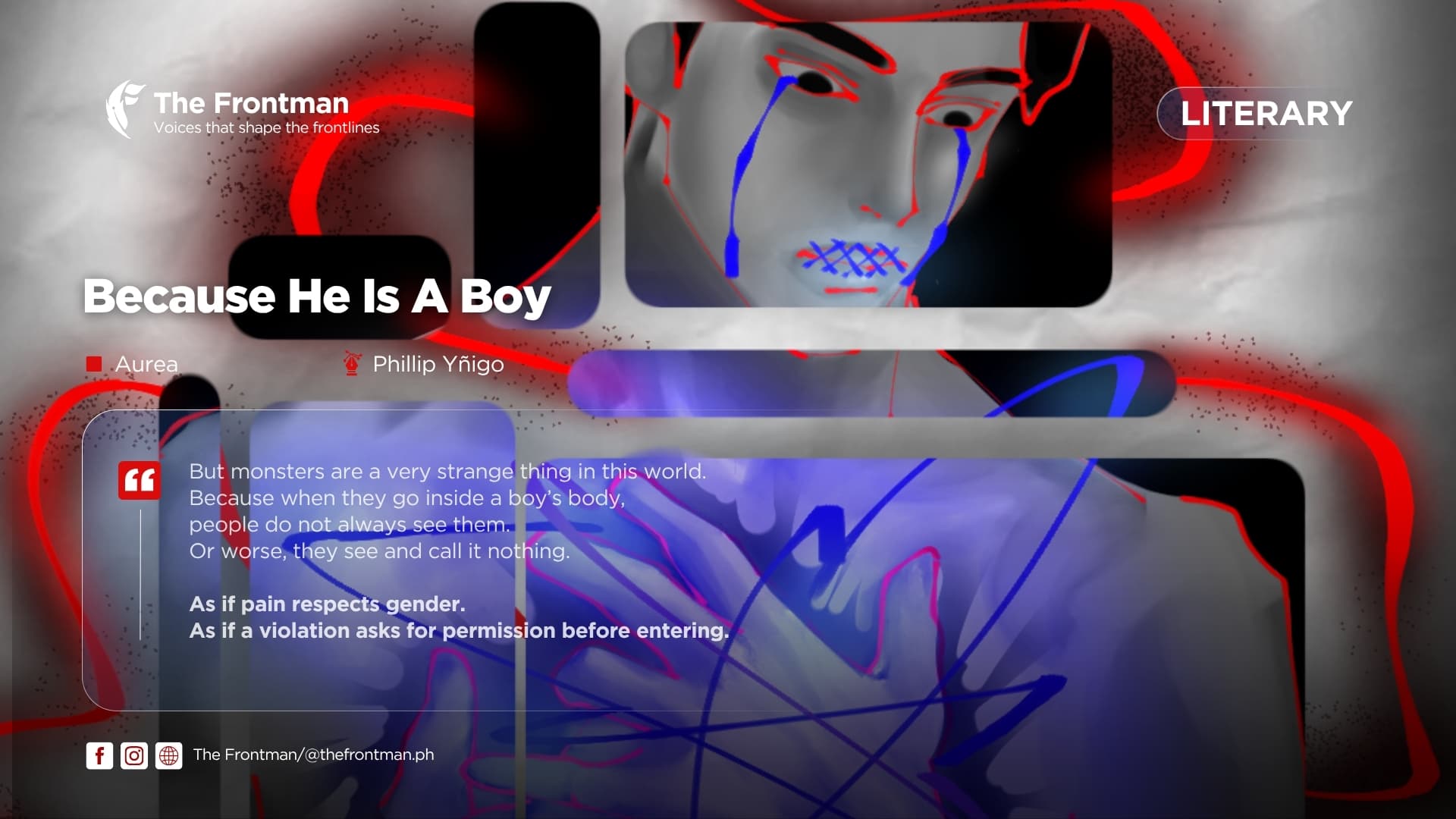 LITERARY | Because He is a Boy
