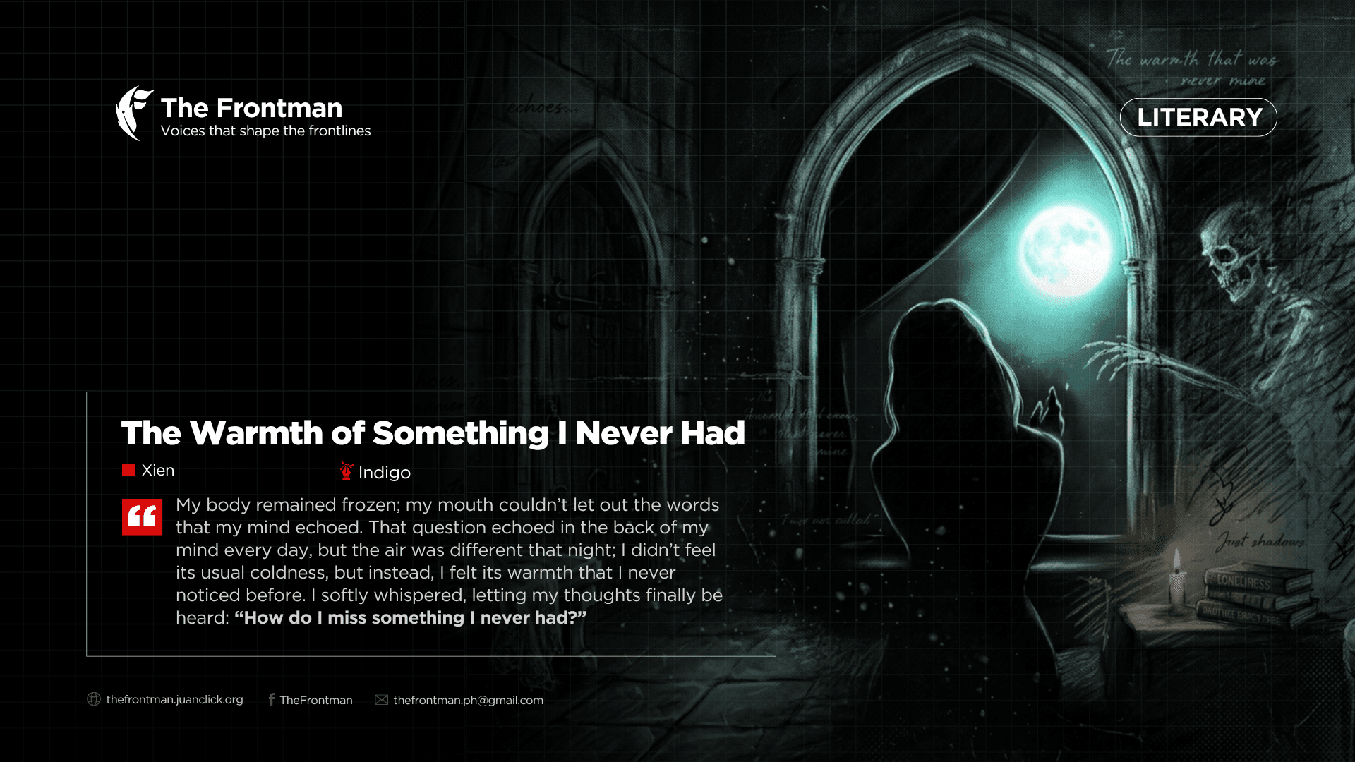 LITERARY | The Warmth of Something I Never Had