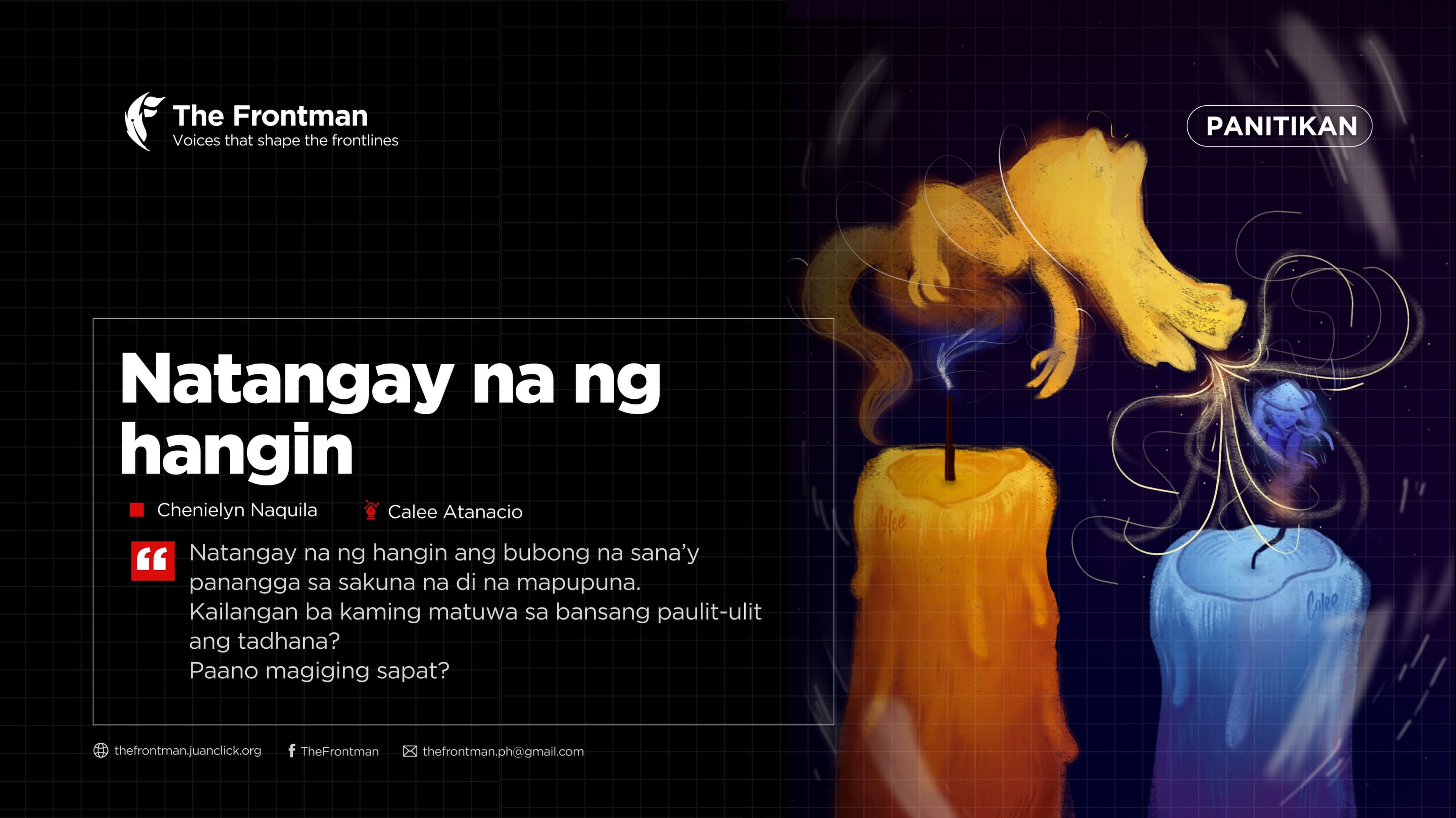 PANITIKAN | Natangay na ng hangin