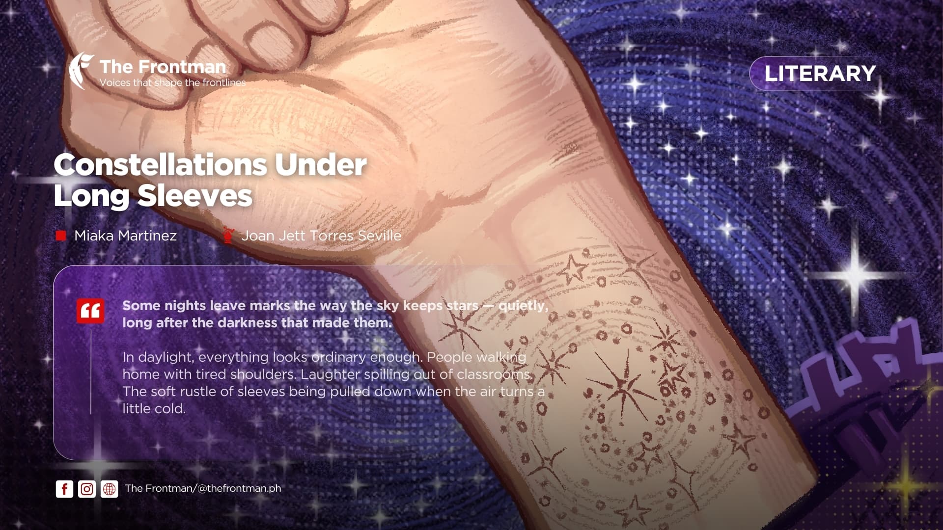 LITERARY | Constellations Under Long Sleeves