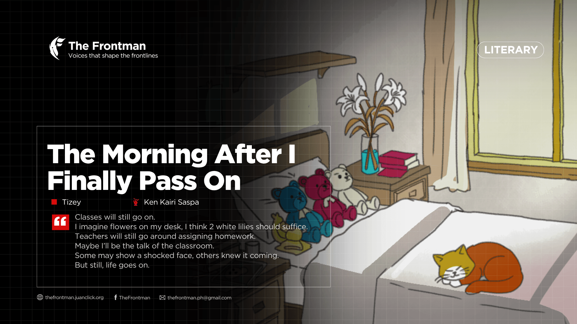 LITERARY | The Morning After I Finally Pass On