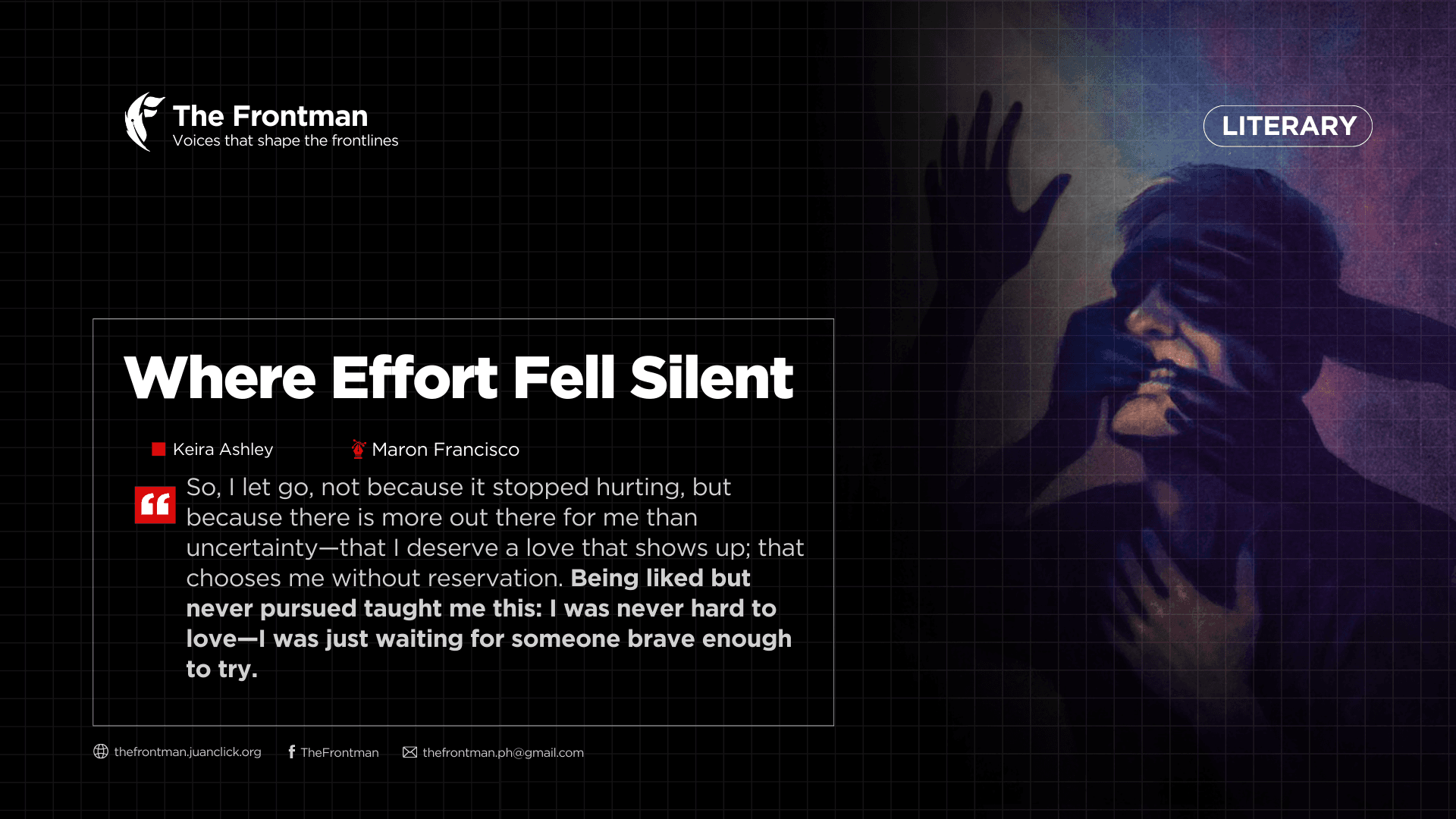 LITERARY | Where Effort Fell Silent