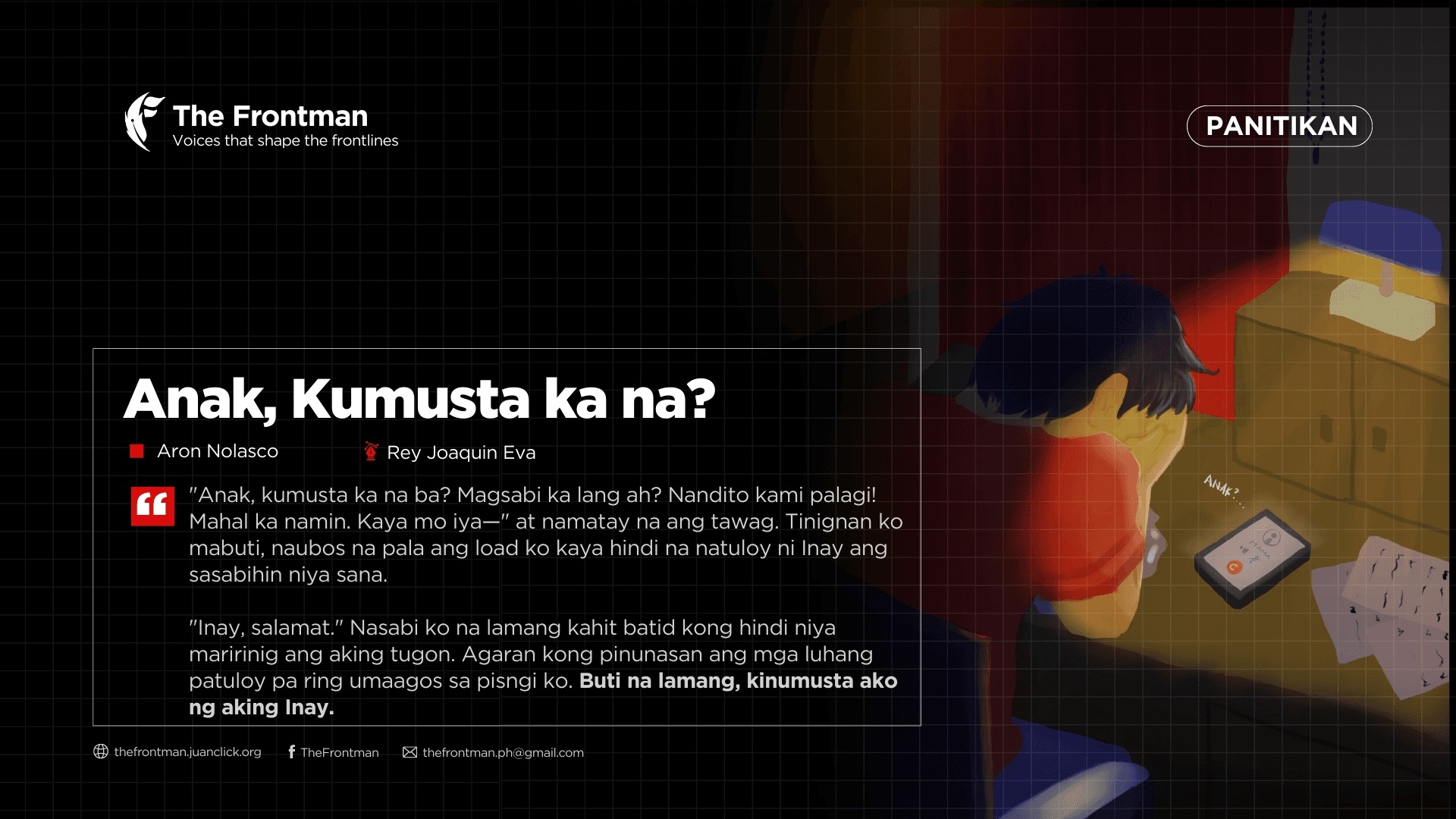 PANITIKAN | Anak, Kumusta ka na?