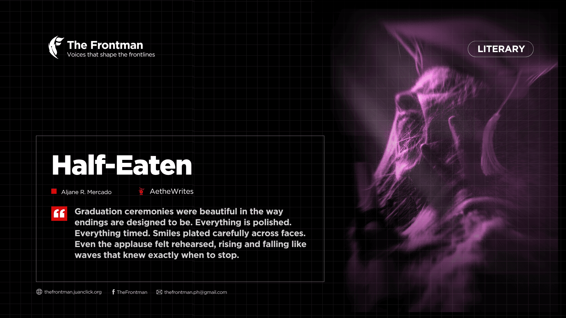 LITERARY | Half-Eaten