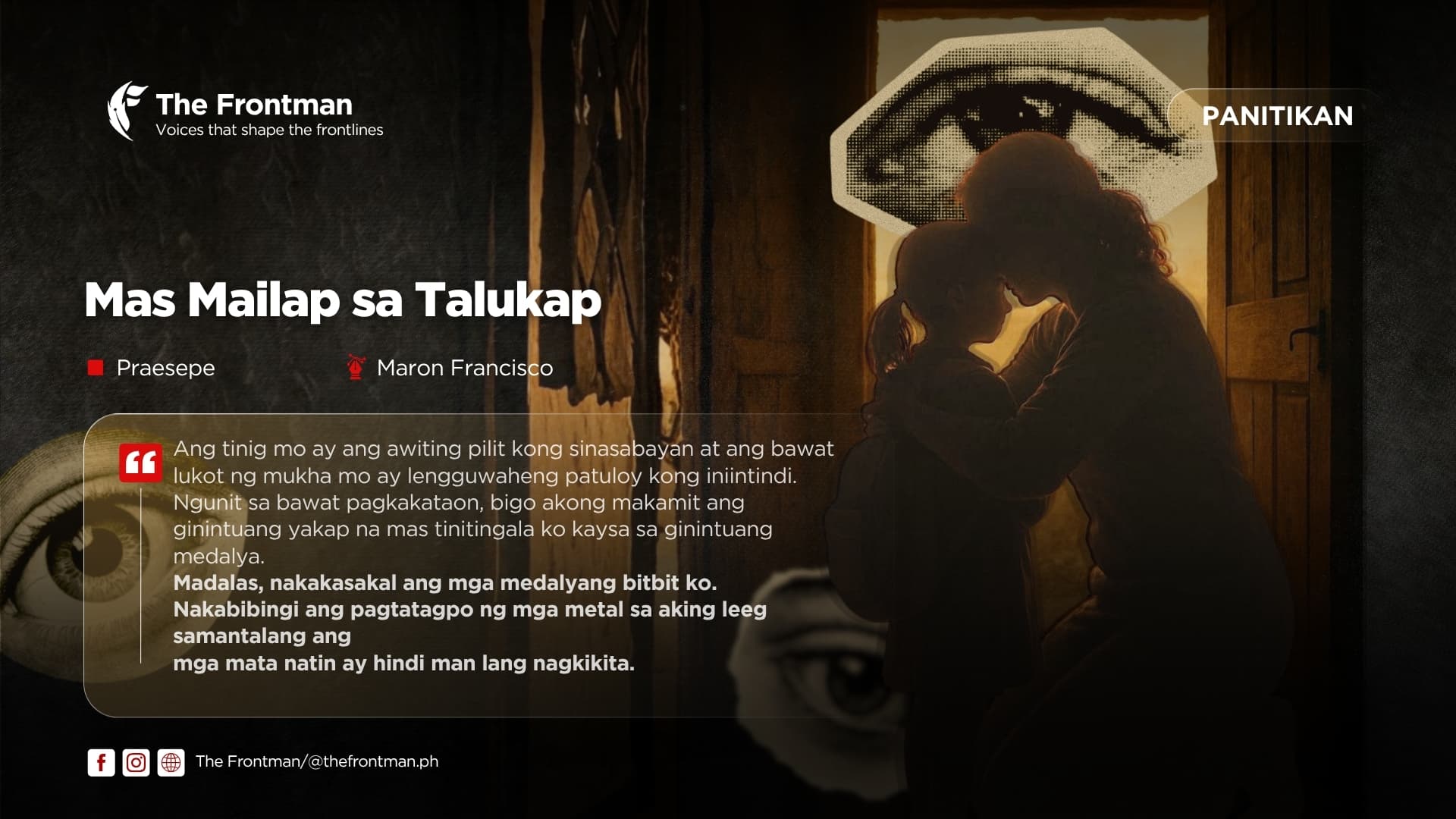 PANITIKAN | Mas Mailap sa Talukap