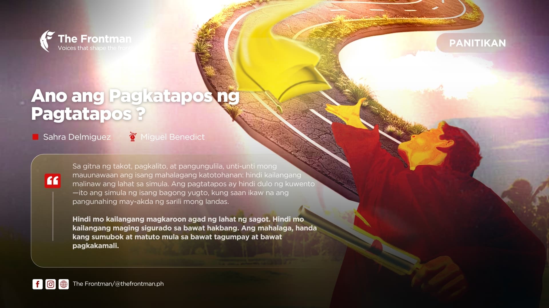 PANITIKAN | Ano ang Pagkatapos ng Pagtatapos?