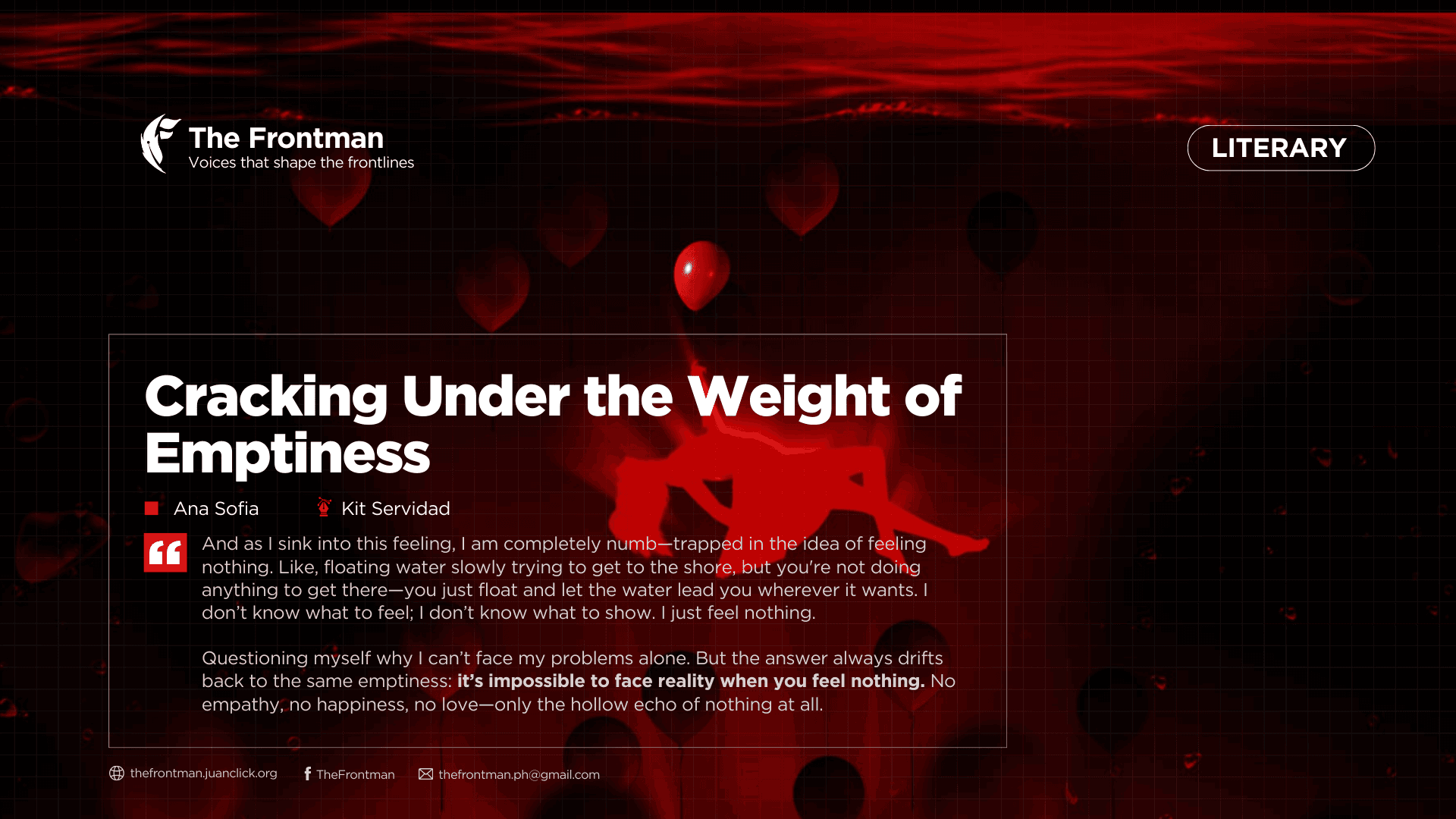 LITERARY | Cracking Under the Weight of Emptiness