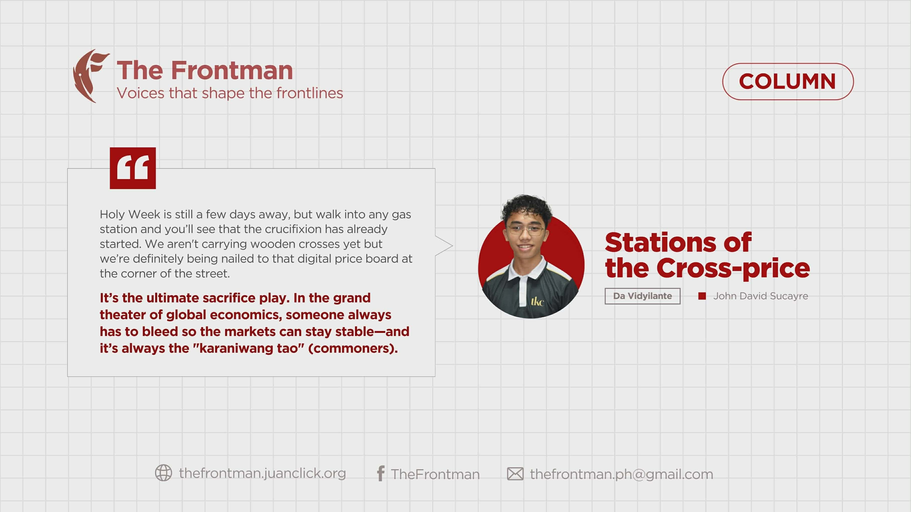 COLUMN | Stations of the Cross-price