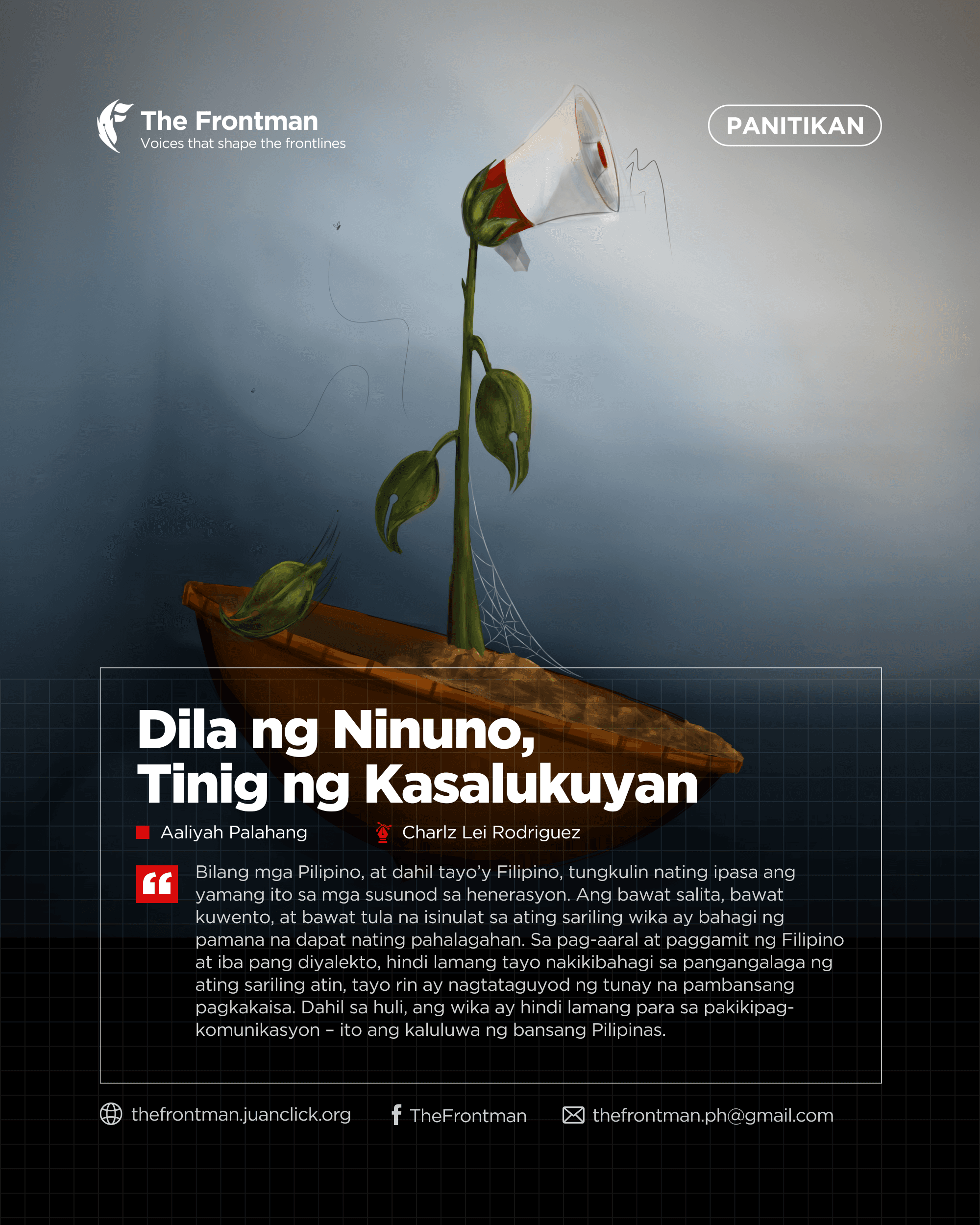 PANITIKAN | Dila ng Ninuno‚ Tinig ng Kasalukuyan 
