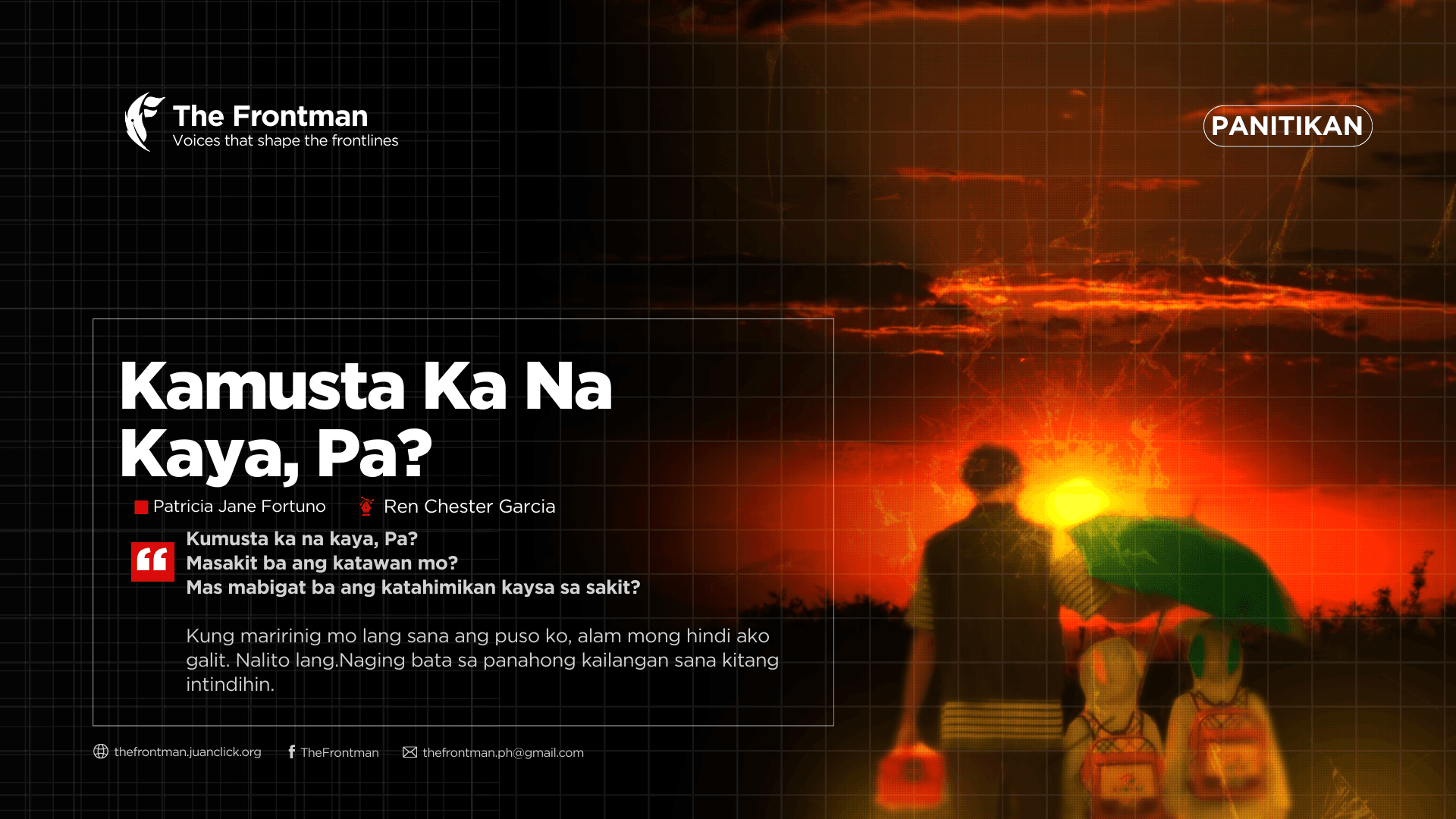 PANITIKAN | Kumusta Ka Na Kaya, Pa?