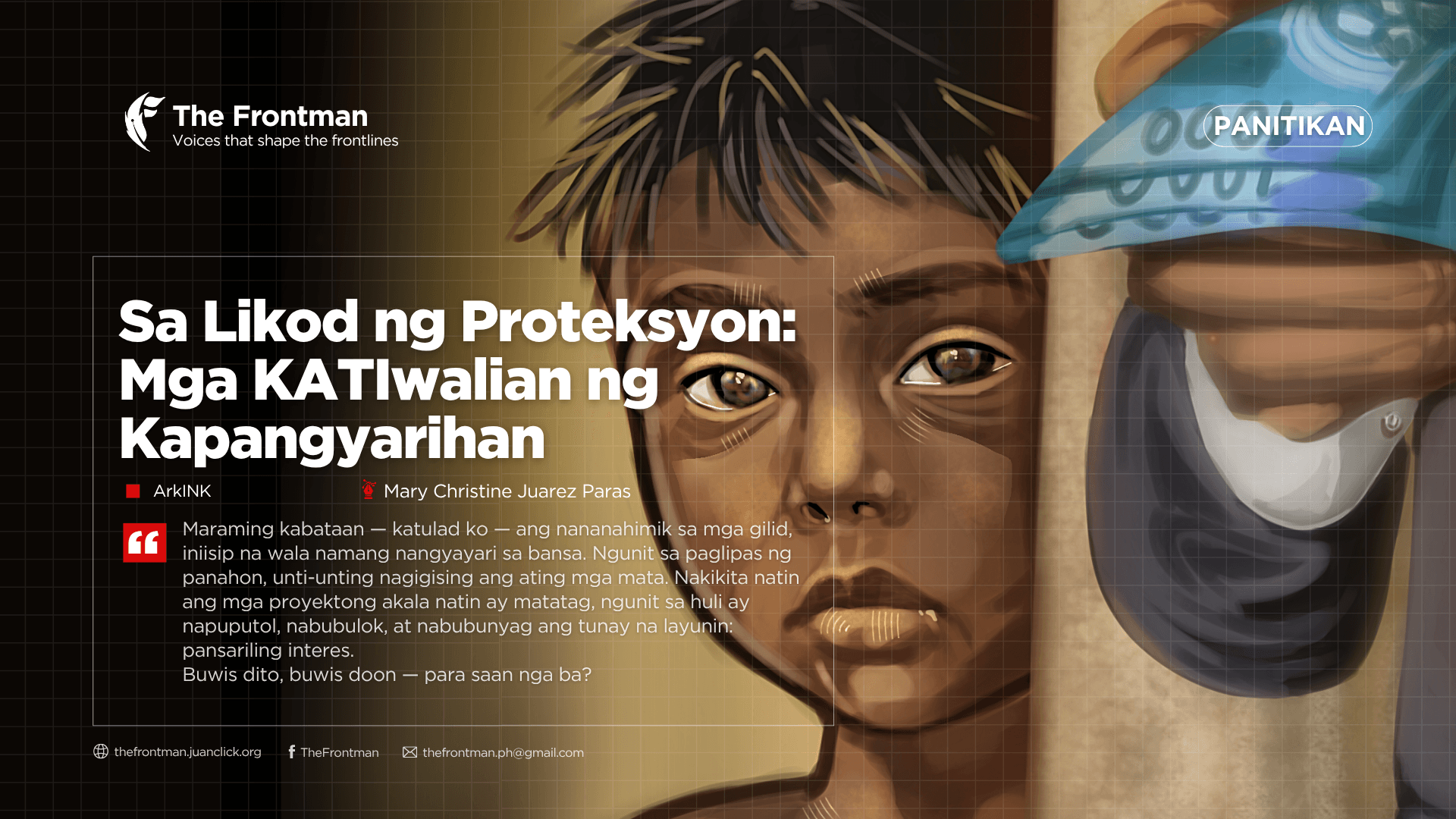 PANITIKAN | Sa Likod ng Proteksyon: Mga KATIwalian ng Kapangyarihan