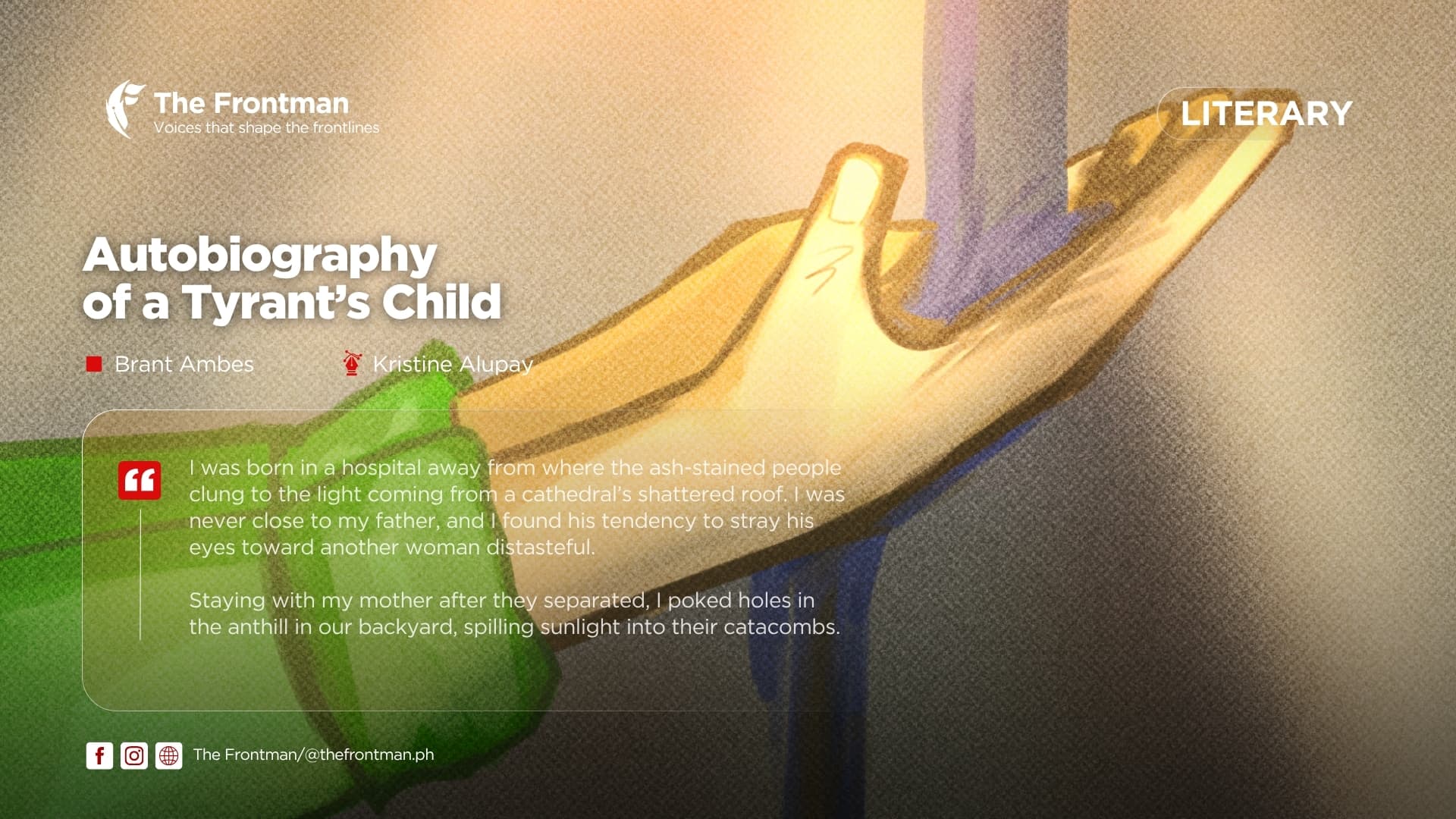 LITERARY | Autobiography of a Tyrant’s Child