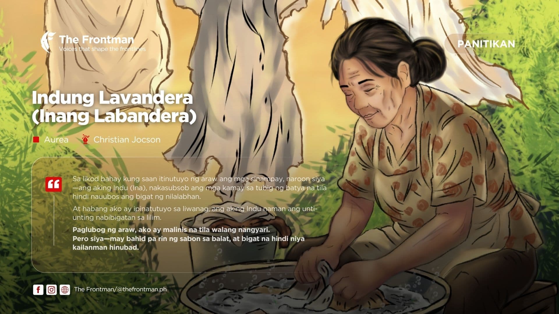 PANITIKAN | Indung Lavandera (Inang Labandera)
