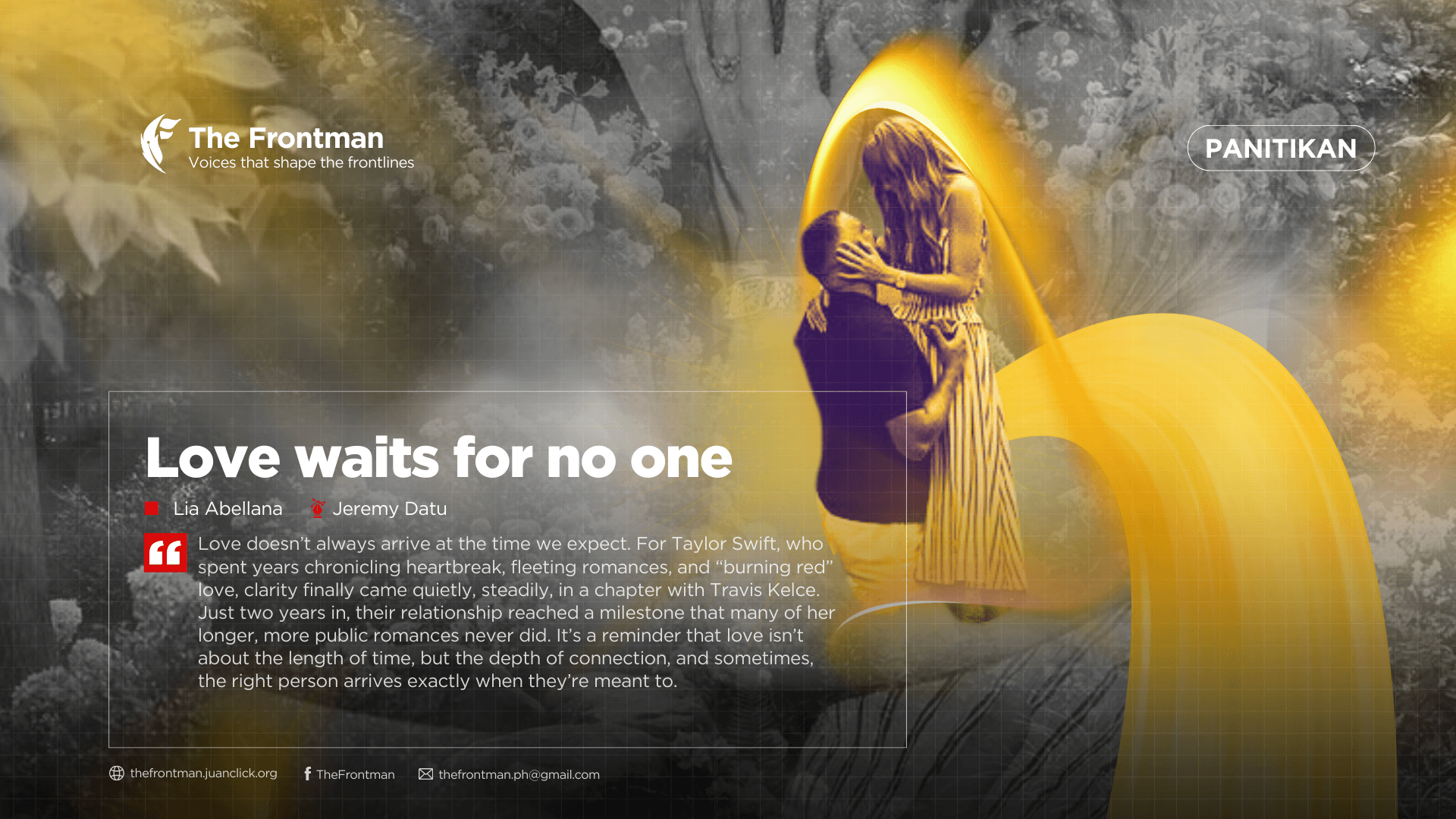 LITERARY | Love Waits for No One