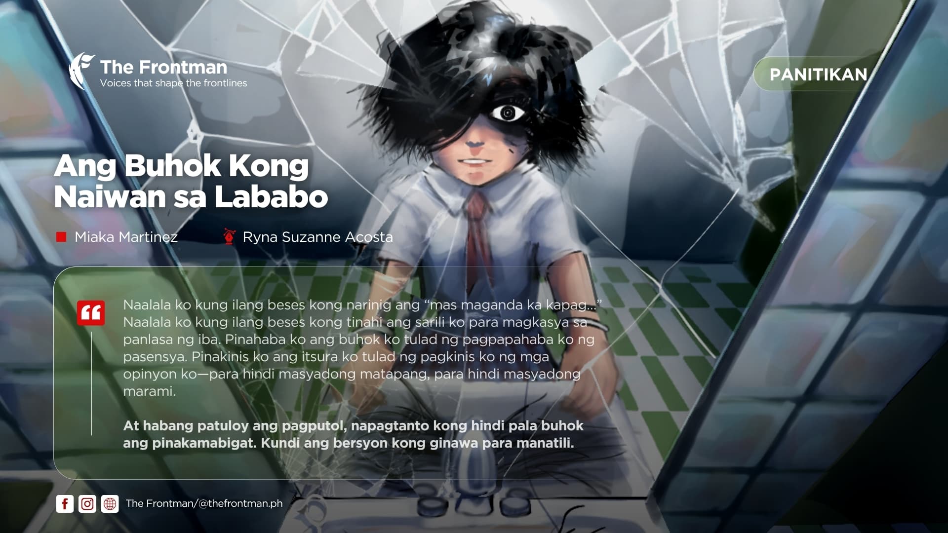 PANITIKAN | Ang Buhok Kong Naiwan sa Lababo