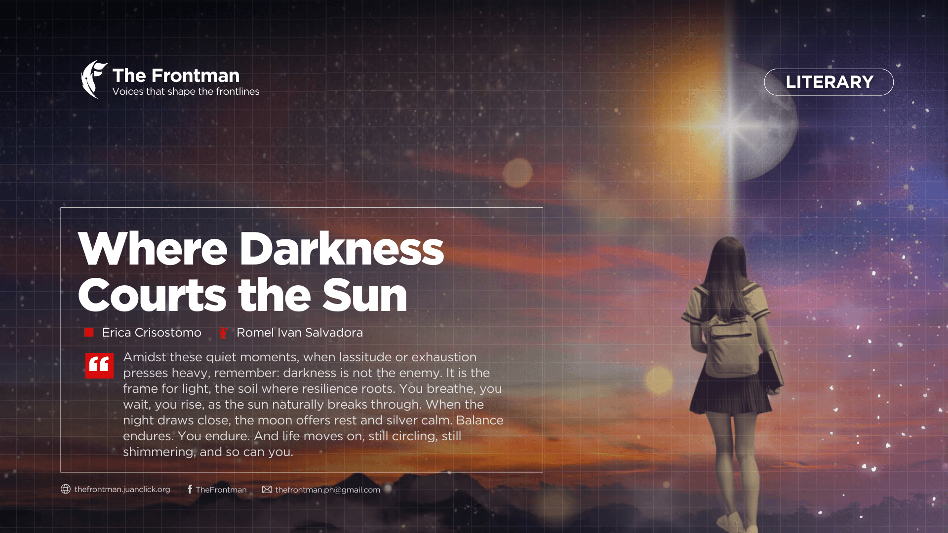 LITERARY | Where Darkness Courts the Sun