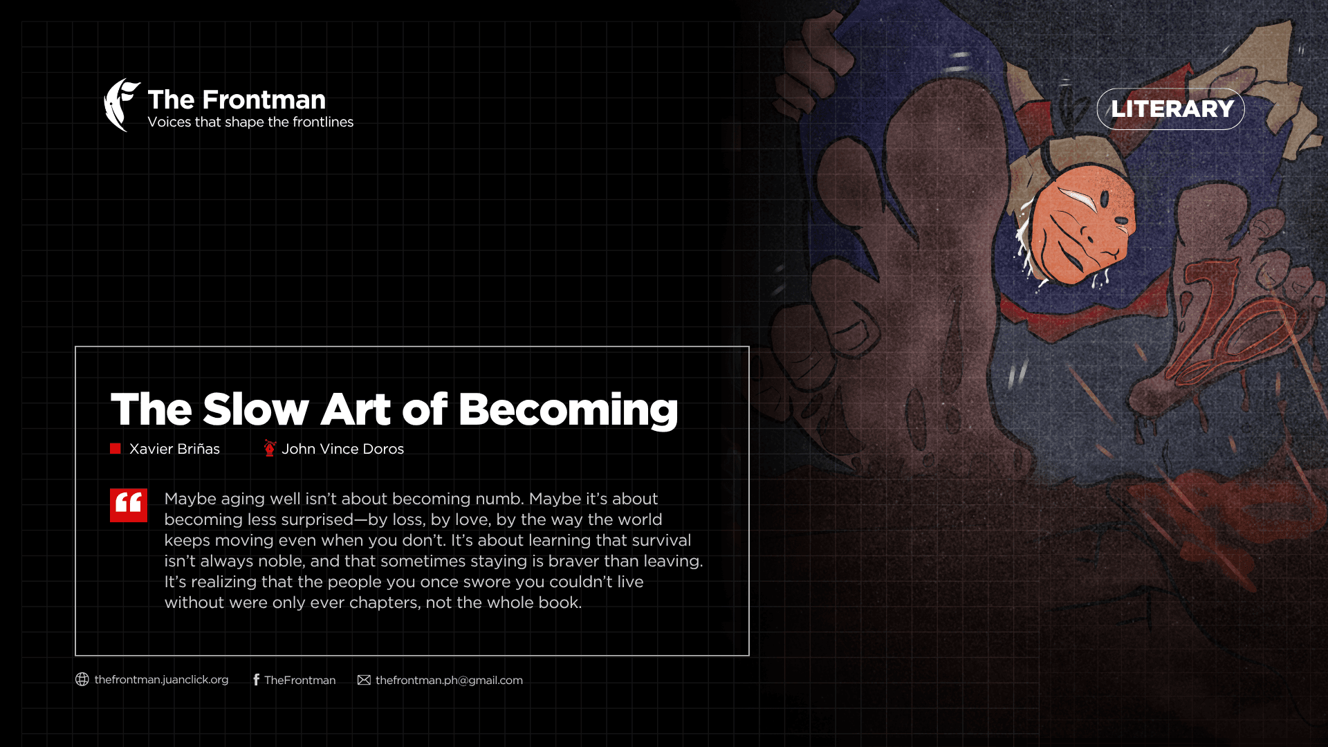 LITERARY | The Slow Art of Becoming