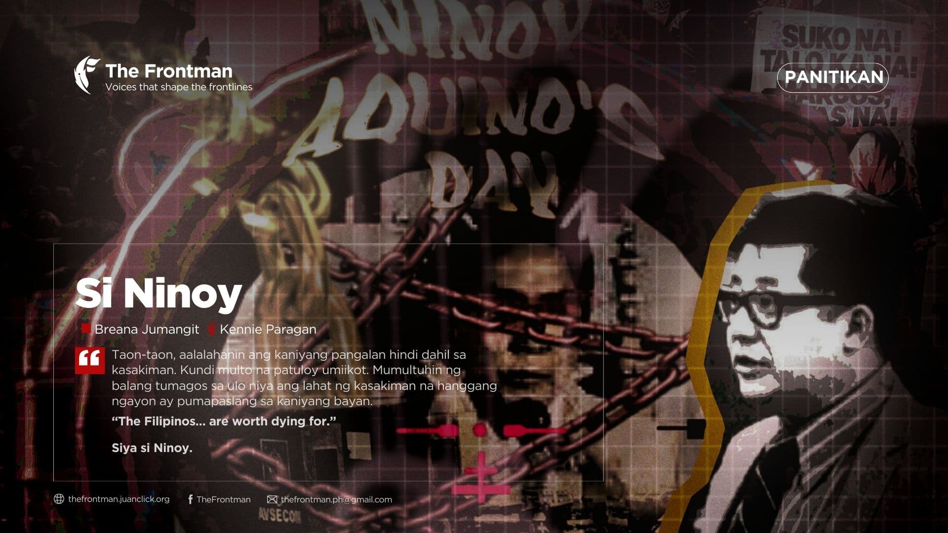 PANITIKAN | Si Ninoy