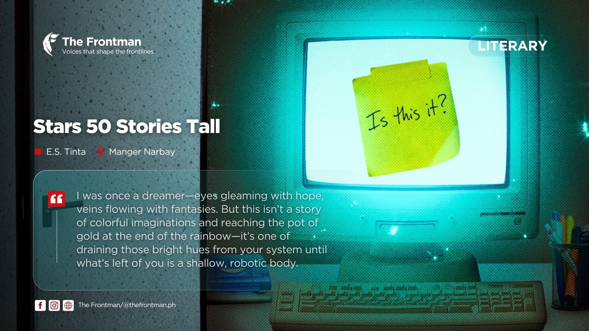 LITERARY | Stars 50 Stories Tall
