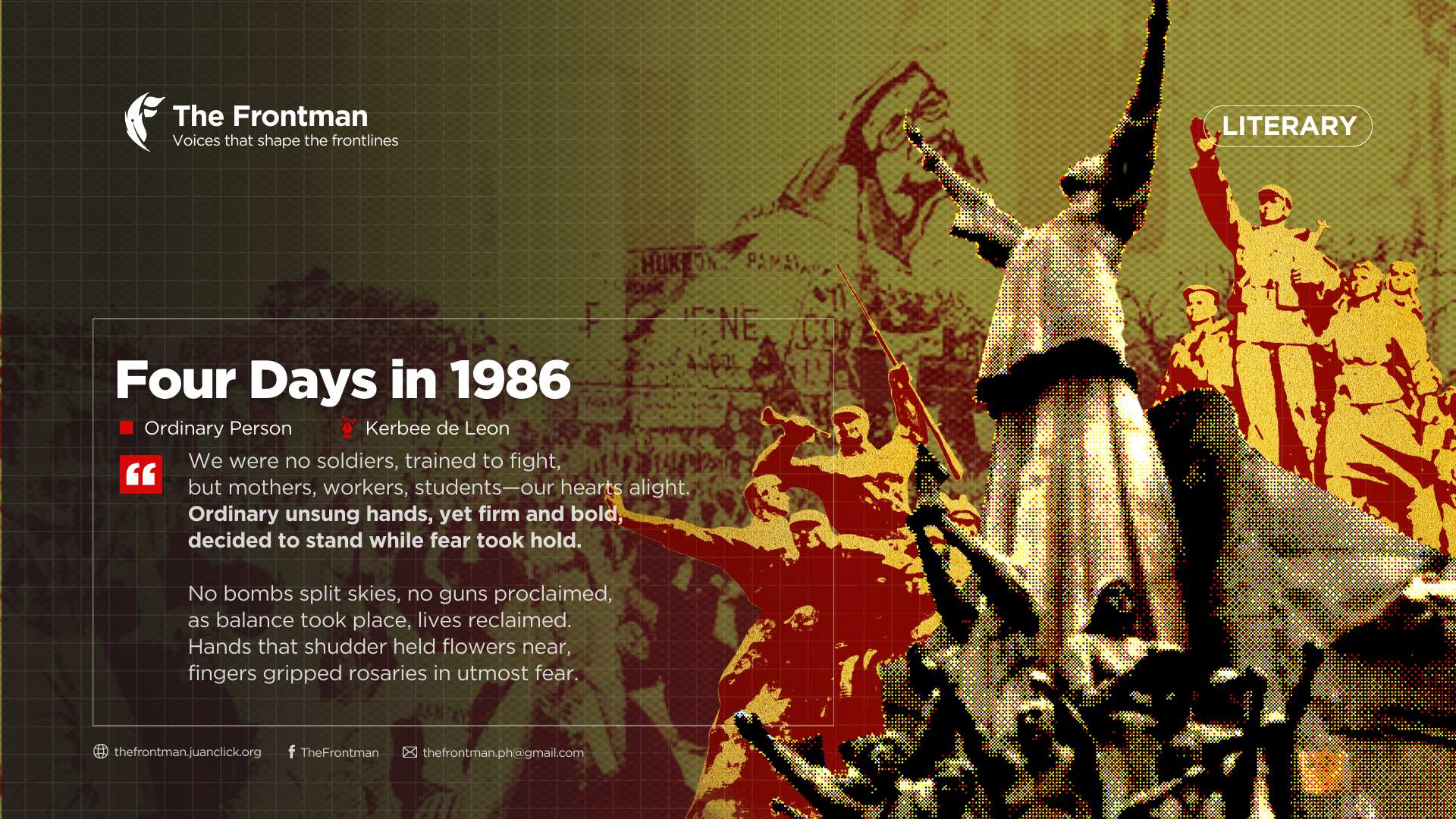 LITERARY | Four Days in 1986