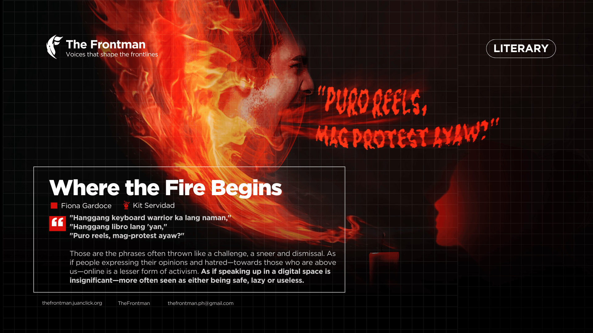 LITERARY | Where the Fire Begins