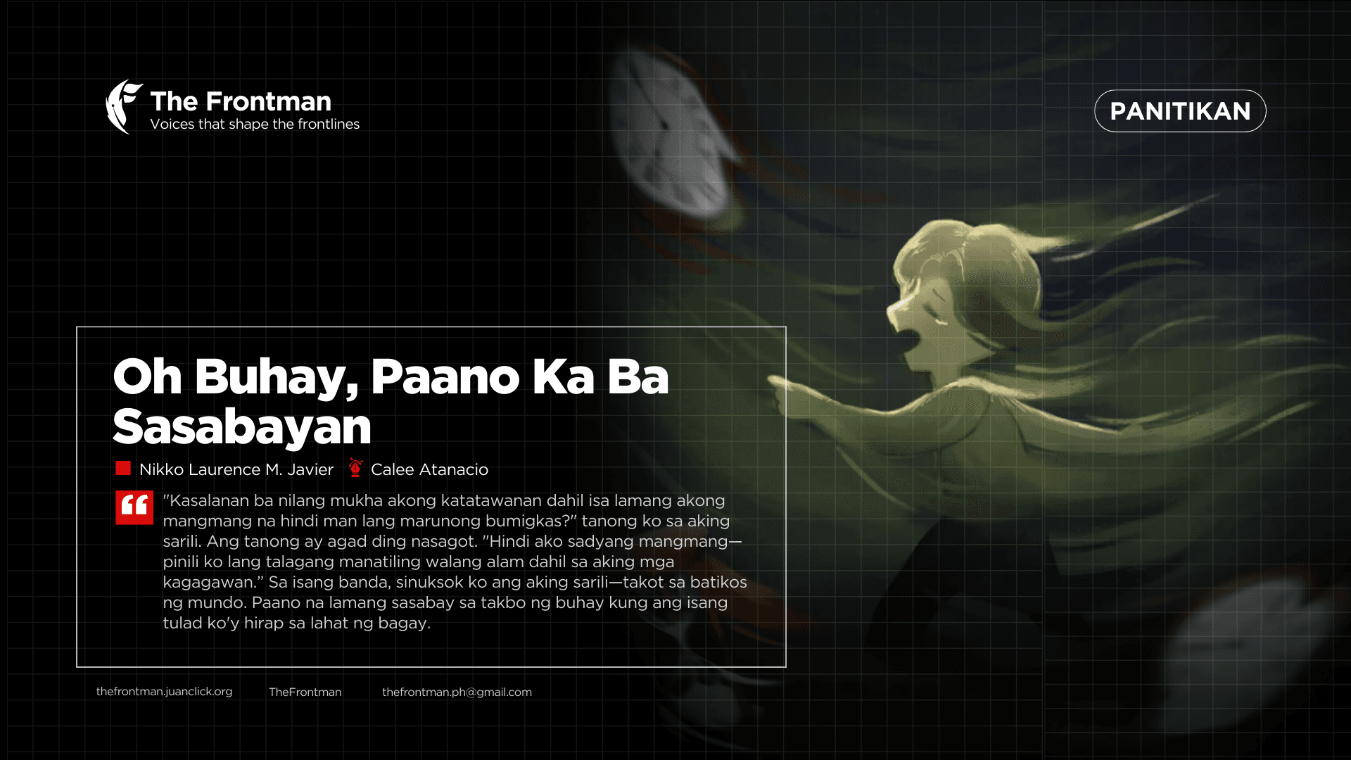 PANITIKAN | Oh buhay, paano ka ba sasabayan