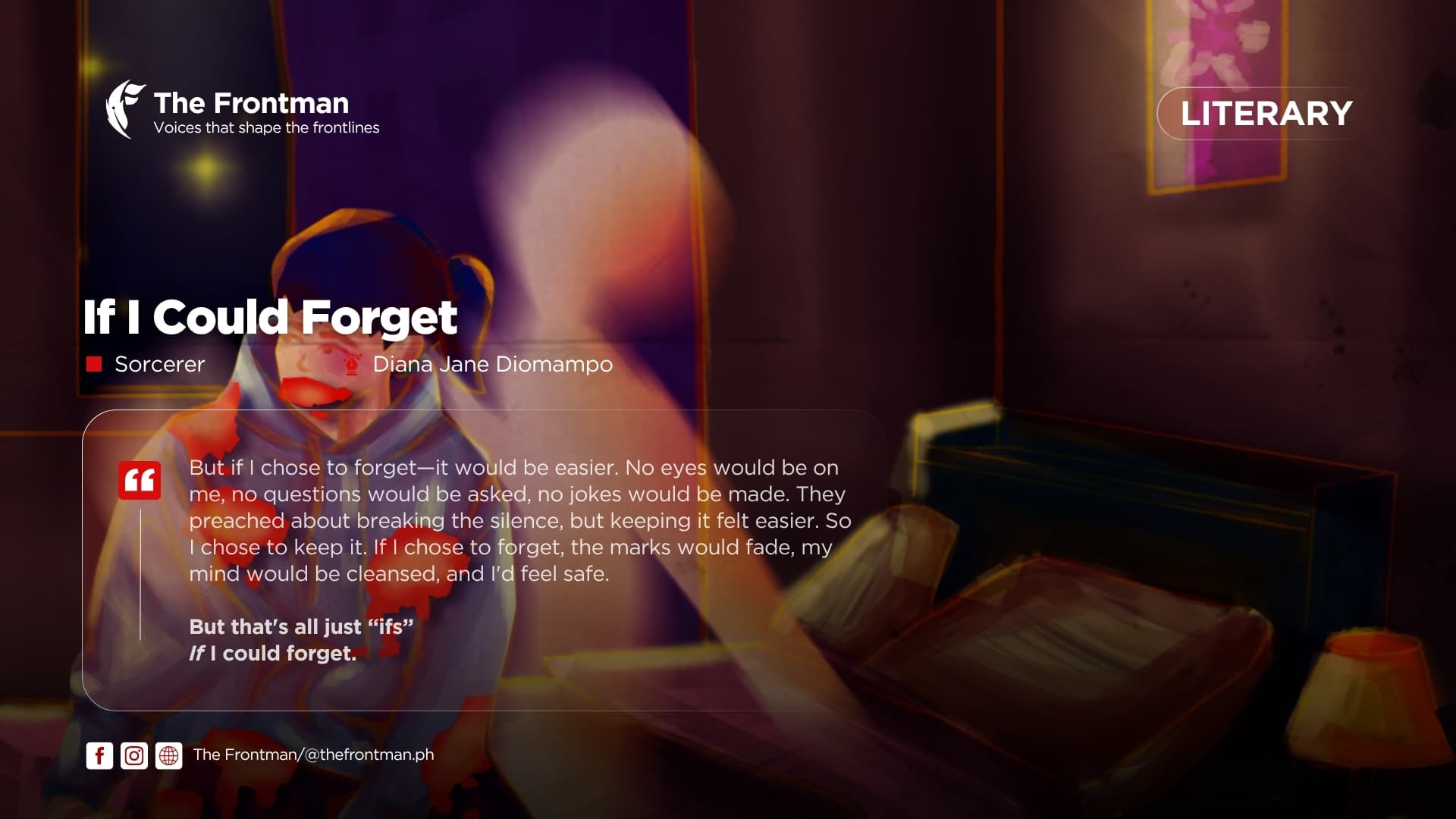 LITERARY | If I Could Forget
